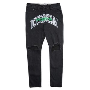 NWT Icecream Leap Distressed Black Jeans! Size 42 x 32